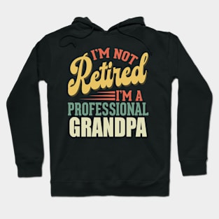 I'm Not Retired I'm Professional Grandpa Fathers Day Hoodie